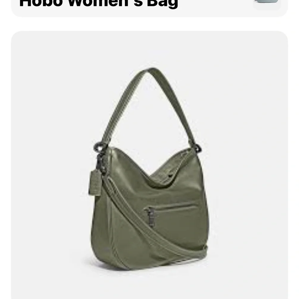 Coach 💜 Tabby Hobo Shoulder/Crossbody handbag Calf Gray Leather with Dustbag